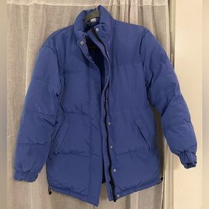 Blue h&m coat never worn!